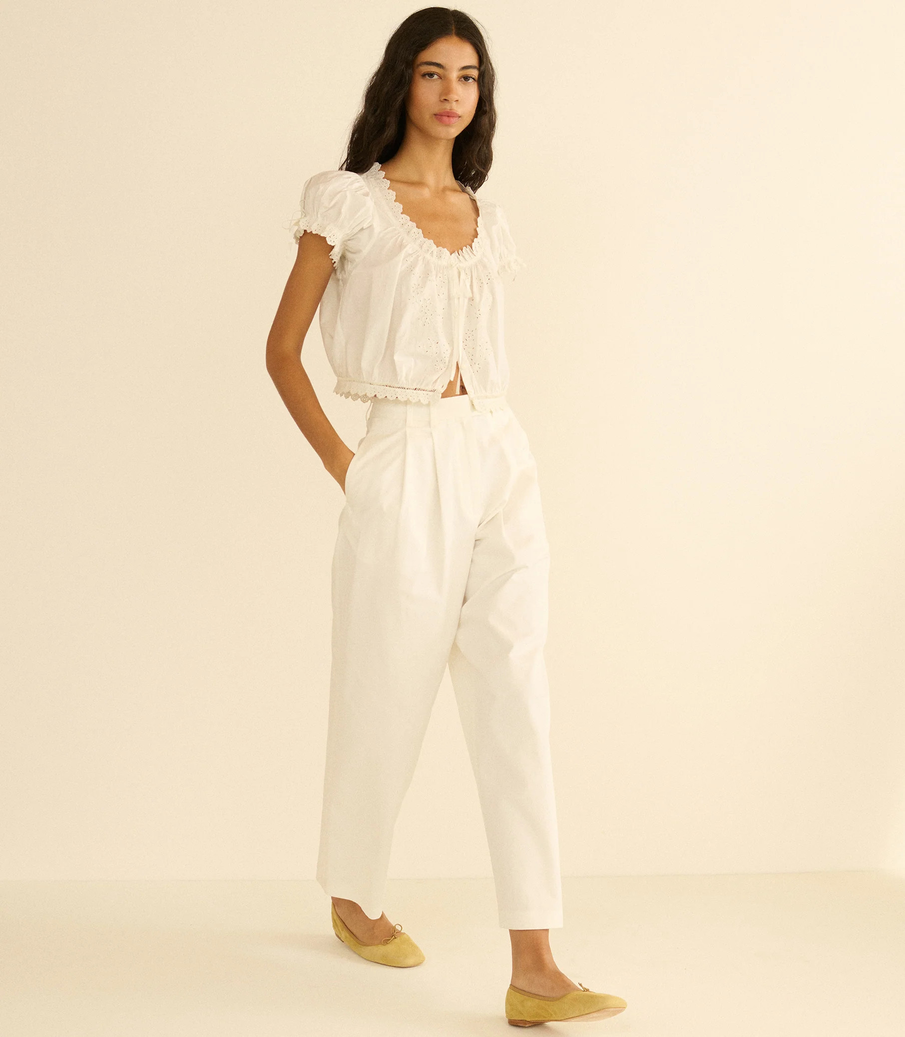 Lisa Pant - Salt | DÔEN | DOEN