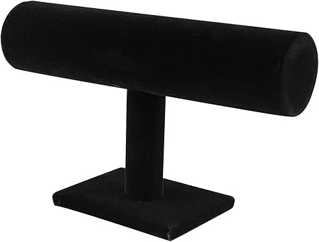 Super Z Outlet Black Velvet Hovering T-Bar Bracelet Necklace Jewelry Display Stand for Home Organ... | Amazon (US)