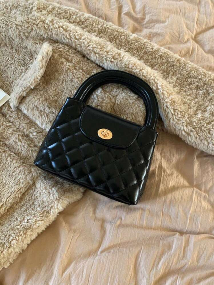 Neue Modische Vielseitige Gesteppte Stickerei Schulterkette Tasche, Perfekt Für Pendler, Dating Oder Als Handtasche Zu Tragen | SHEIN