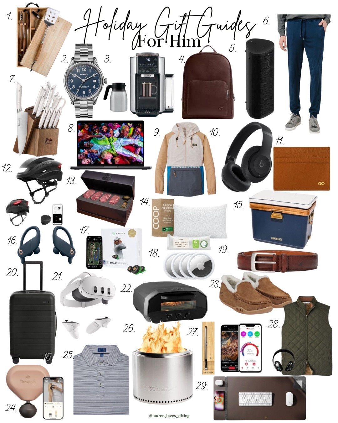 Holiday Gift Guide: For Him

#LTKCyberWeek #LTKMens #LTKGiftGuide