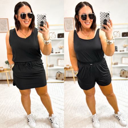 I’ll be wearing both of these Amazon finds on repeat this summer!  Made of lightweight athletic material. Perfect for days with your kiddos, running errands, sports mom days, etc. XL in both! 

#LTKfindsunder50 #LTKSeasonal #LTKmidsize