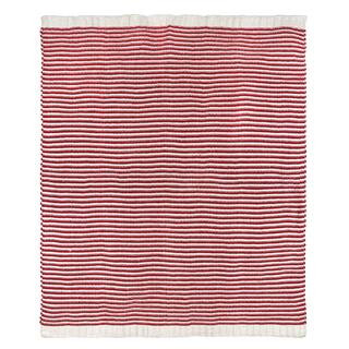 60" Peppermint Stripe Knit Throw by Ashland® | Michaels Stores