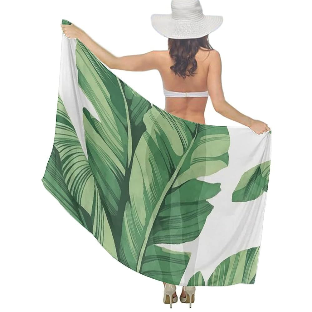 AMRANDOM Women's Swimsuit Cover Ups Beach Sarong Dress Chiffon Bathing Suit Wraps | Amazon (US)