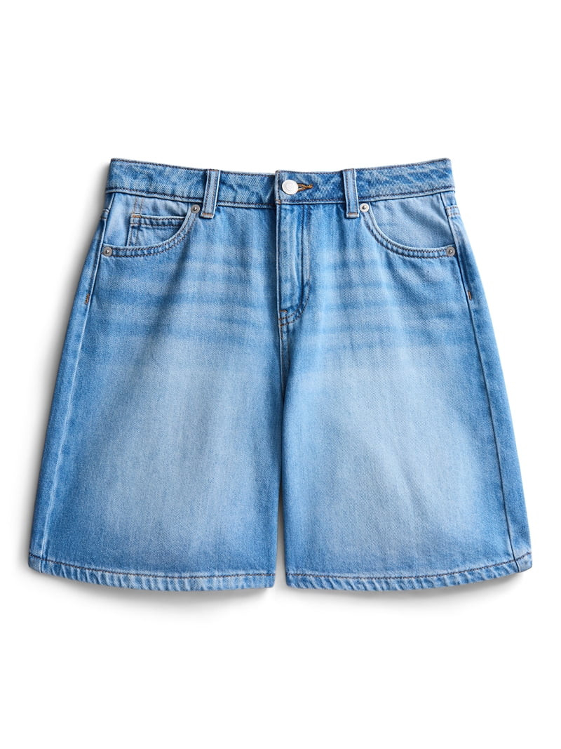 Weekend Academy Girls Cotton Jean Shorts, Sizes 5-18 | Walmart (US)