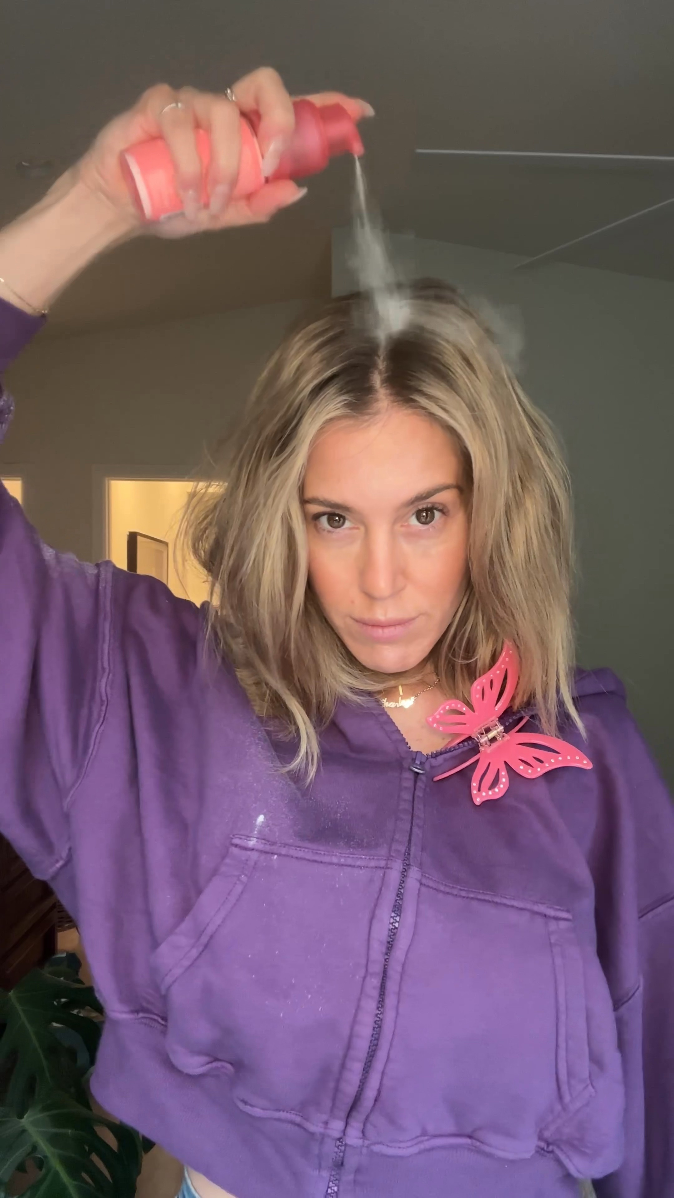 Dry shampoo in a pump!!!! Available 2/6 🧚‍♂️💜💖✨ 

#LTKbeauty #LTKstyletip #LTKfindsunder50