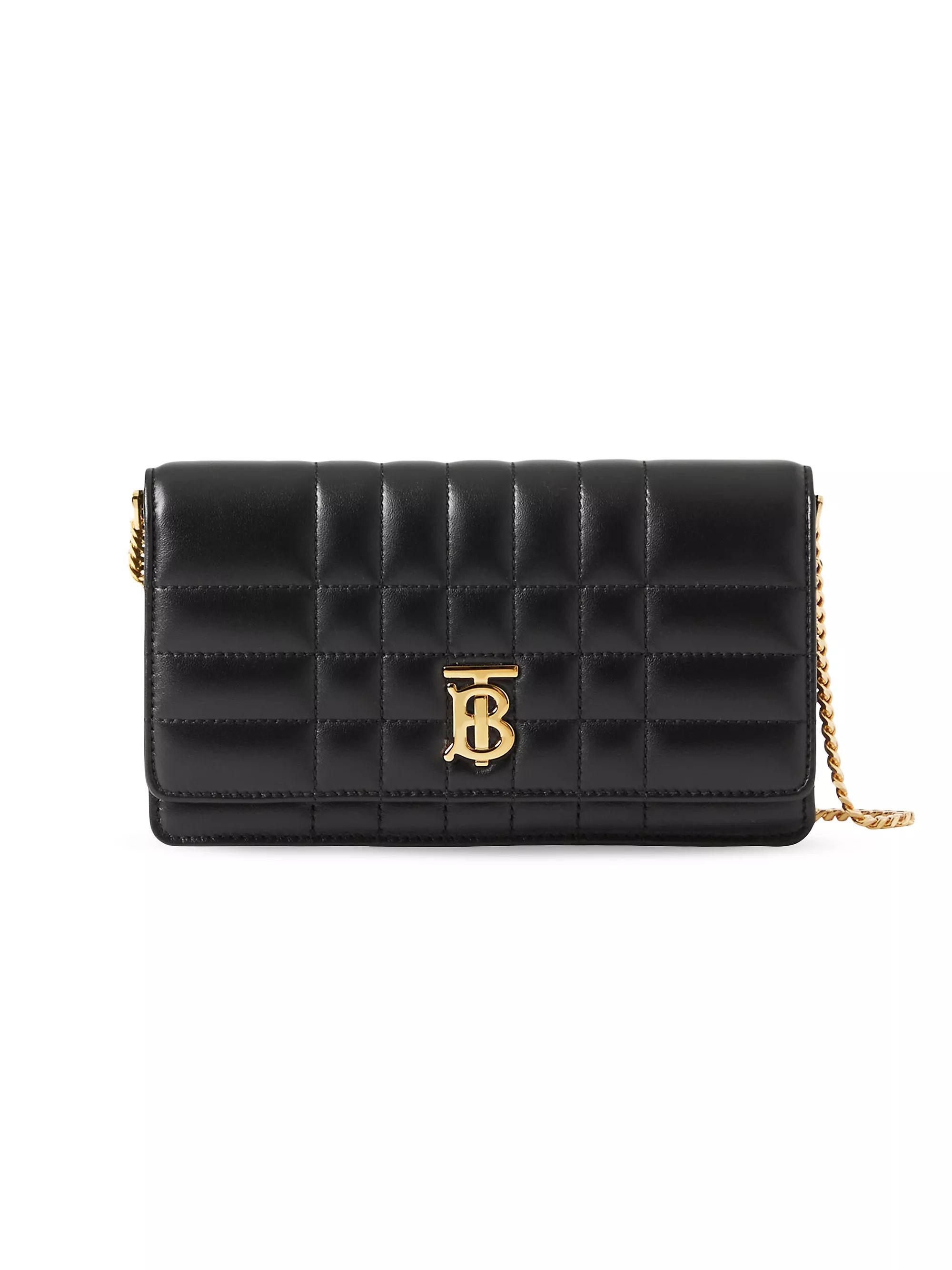 Shop Burberry Lola Quilted Leather Clutch-On-Chain | Saks Fifth Avenue | Saks Fifth Avenue