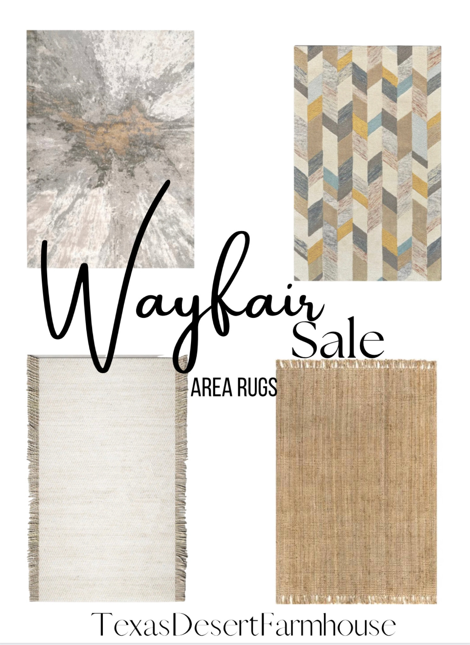 Wayfair Early Sale Area Rugs

#arearug #rugsale #rugs #livingroom #diningroom #juterug #entryway #foyer #guestroom #sparebedroom #bedroom #rug #sittingarea #neutralrug #neutraldecor #homeinterior #homedecor #moderndecor #modernhome

Binada Hand Tufted Graphic Chevron Rug, Gold/Blue

Janiece Handmade Flatweave Ivory Rug

Ogrady Modern Abstract Power Loom Silver Rug

Isalena Handmade Flatweave Farmhouse Jute Area Rug in Natural

#LTKhome #LTKsalealert #LTKFind