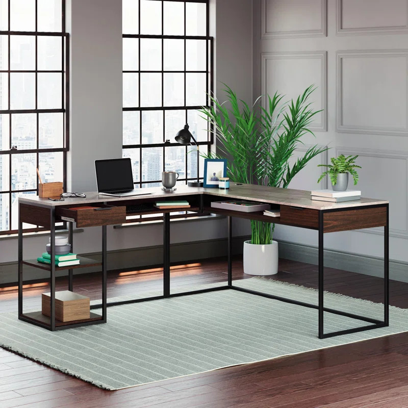 Barros L-Shaped Writing Desk | Wayfair North America