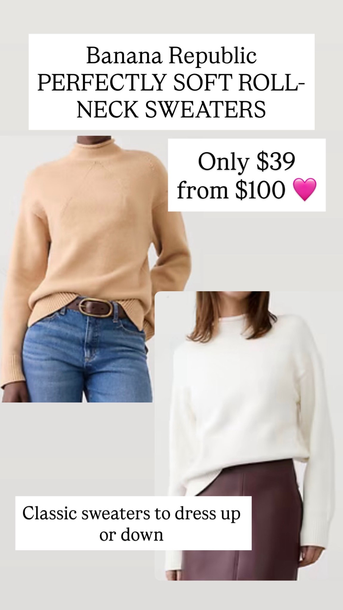 I love these sweaters for work. Only $39 from $100.

#LTKSaleAlert #LTKootd