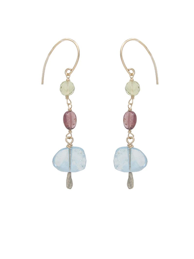 Funfetti Gemstone Earrings | Peggy Li Creations
