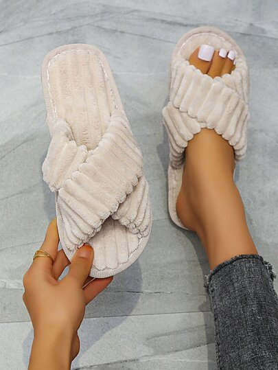Cross Strap Bedroom Slippers | SHEIN