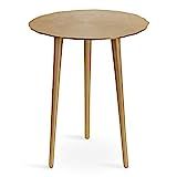 Kate and Laurel Sancia Modern Side Table, 15 x 15 x 20, Gold, Sand Casted Iron Table for Display ... | Amazon (US)