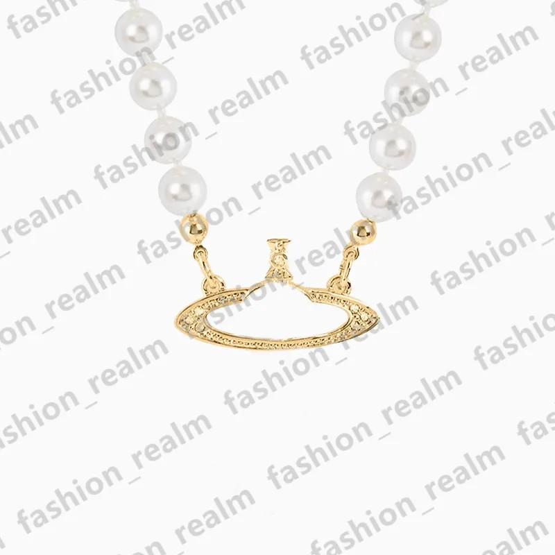 pearl necklaces beaded bracelet pin saturn stud earrings pendant necklace diamond Copper 18K Gold... | DHGate