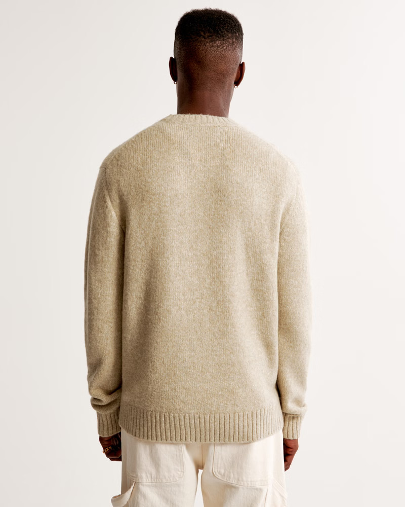 Marled Crew Sweater | Abercrombie & Fitch (US)
