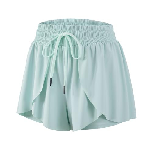 Blaosn Flowy Running Shorts for Women Gym Yoga Workout Athletic Tennis Skirt Sweat Short Skort Cu... | Amazon (US)