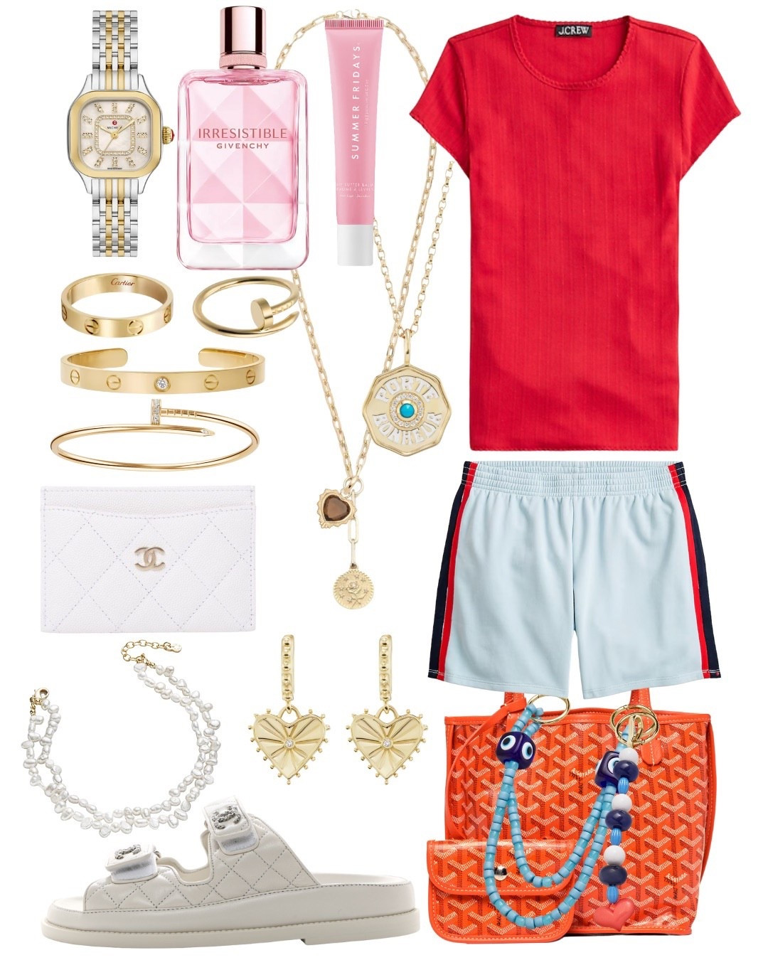 J crew red pointelle tee with track shorts 



#LTKSeasonal #LTKFindsUnder100 #LTKFindsUnder50