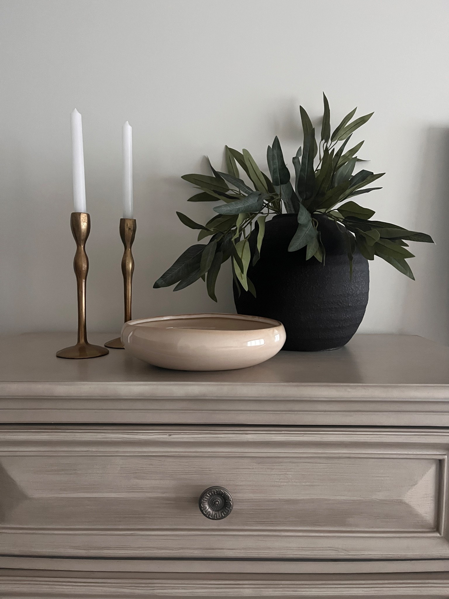 Urban barn decor never fails to level up any space in your home!
Loving this beautiful combination on my dresser! 

#LTKhome #LTKcanada