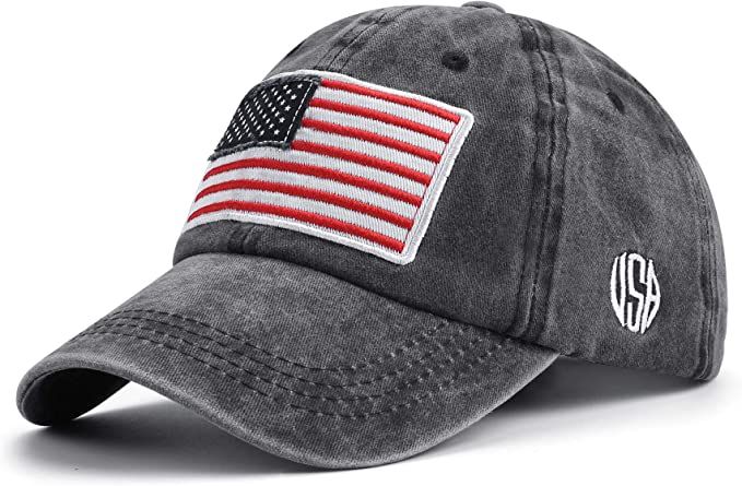 FALETO Baseball Cap US Patriotic Hat Dad Trucker Cap Classic Polo Style Sun Hat | Amazon (US)