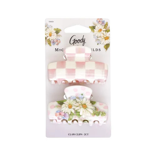 Goody x MacKenzie Childs Medium Claw Clip - Black - 2ct | Target