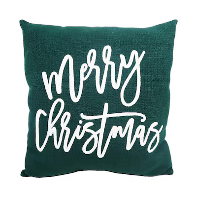 Holiday Living 18-in Pillow Merry Christmas Decor | Lowe's