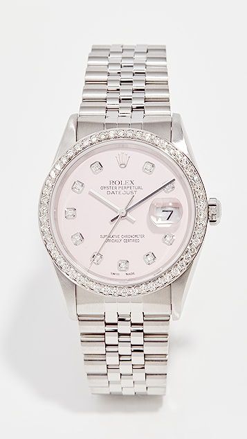 36mm Rolex Datejust Model Candy Pink Watch | Shopbop