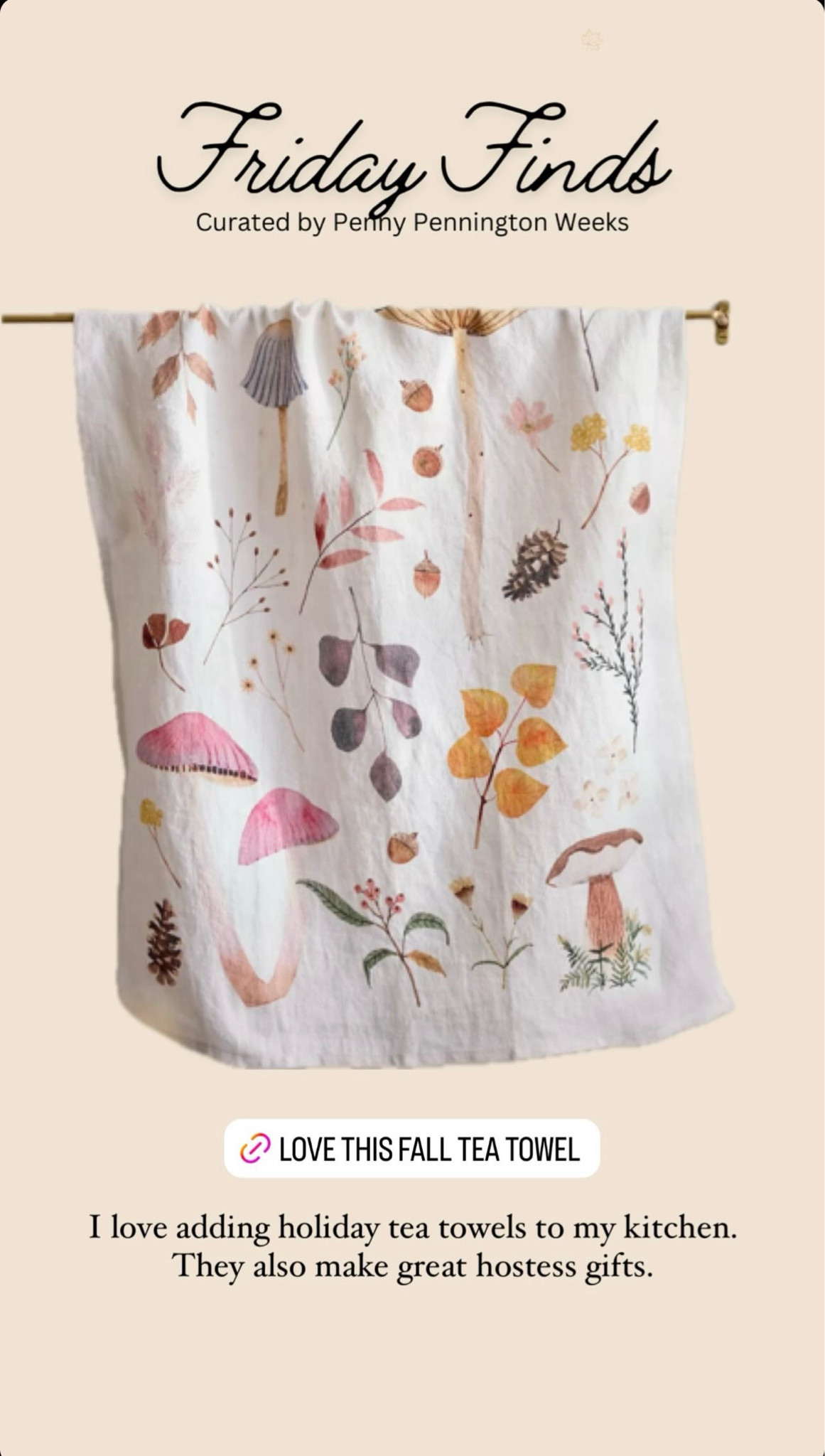 The perfect mushroom tea towel for fall!

#LTKHome #LTKSeasonal #LTKHoliday