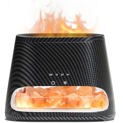 SALKING 2-in-1 Essential Oil Diffuser for Home,Himalayan Salt Lamp Diffuser | Amazon (US)
