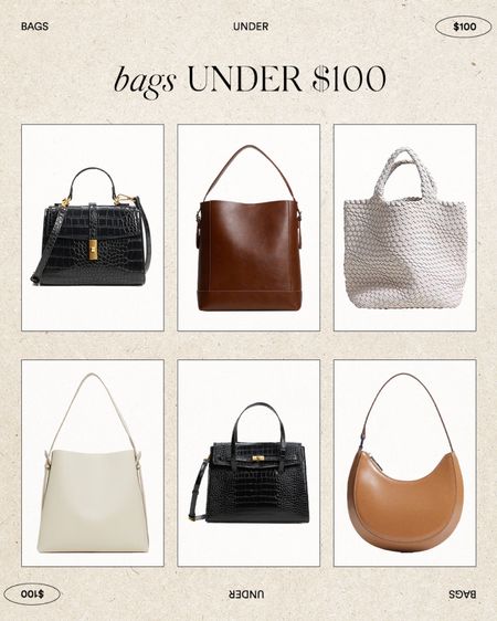 Bags under $100 #bags 

#LTKunder100