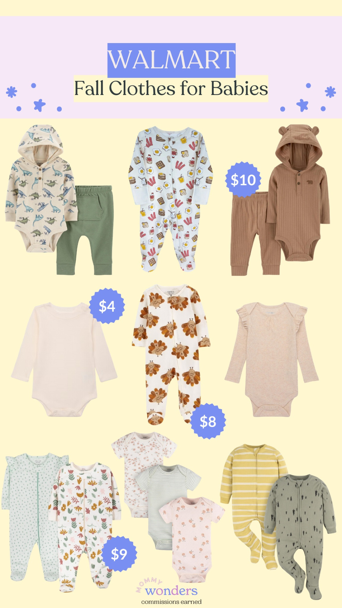 Check out these new arrivals for babies at Walmart! These are perfect for fall! Love the little turkey zip up bodysuit! 

#LTKSeasonal #LTKStyleTip #LTKKids