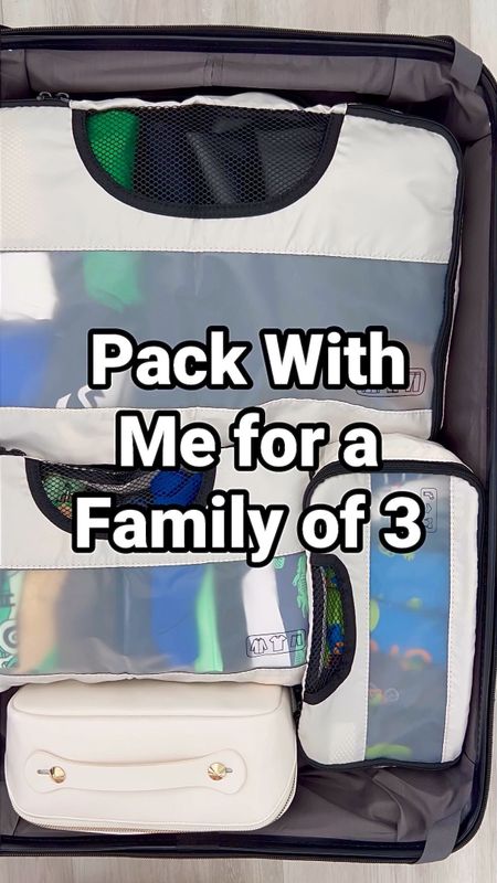 Pack With Me for a Family of 3! Packing our suitcase for mom (me), dad, and son. 

We also had a small bag/backpack each for books, etc. Also, we took 3 golf bags. 

Travel favorites, travel finds, Amazon finds, favorite find 

#LTKfamily #LTKtravel #LTKFind