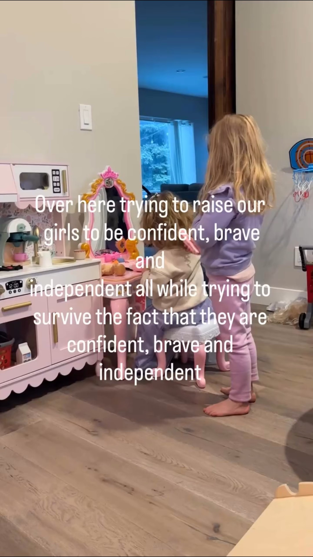 Girl moms know 😅❤️