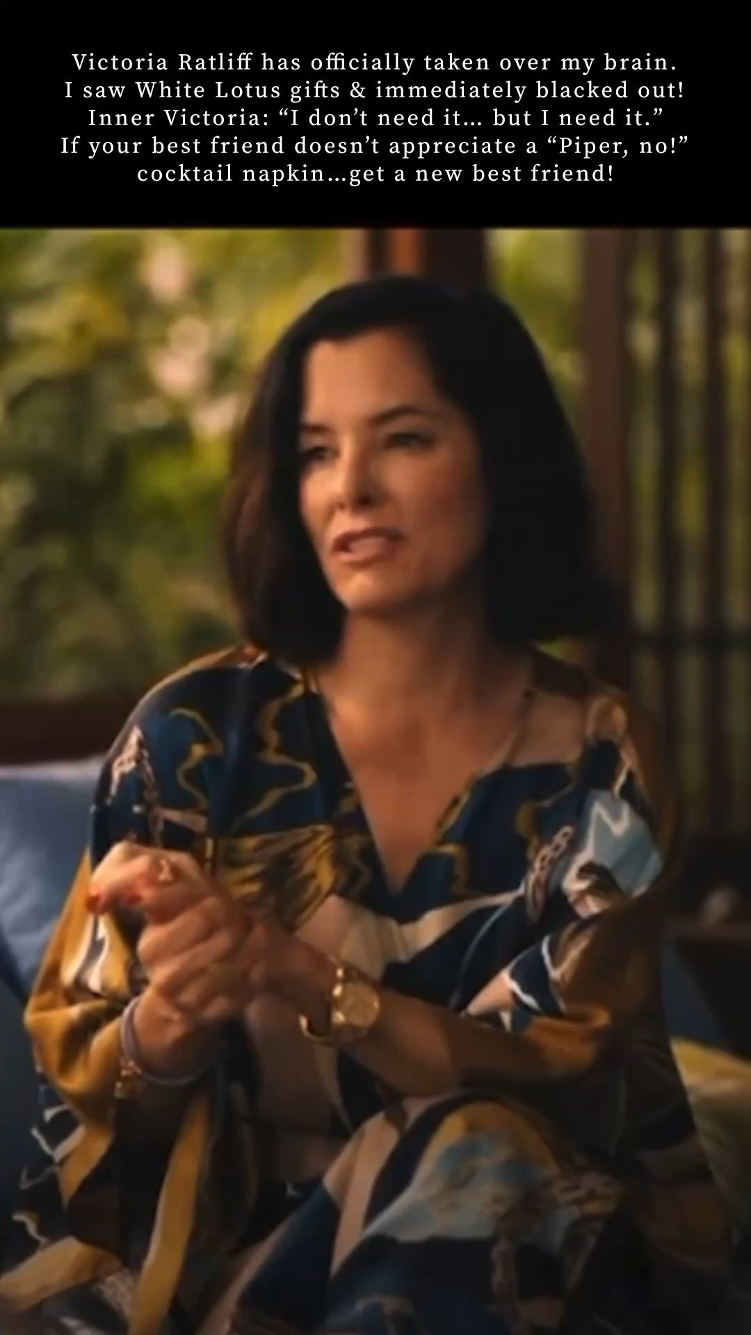 Victoria Ratliff has officially taken over my brain. I saw White Lotus gifts & immediately blacked out! Inner Victoria: “I don’t need it… but I need it.”
If your best friend doesn’t appreciate a “Piper, no!” cocktail napkin…get a new best friend!

#LTKGiftGuide #LTKFindsUnder50 #LTKHoliday