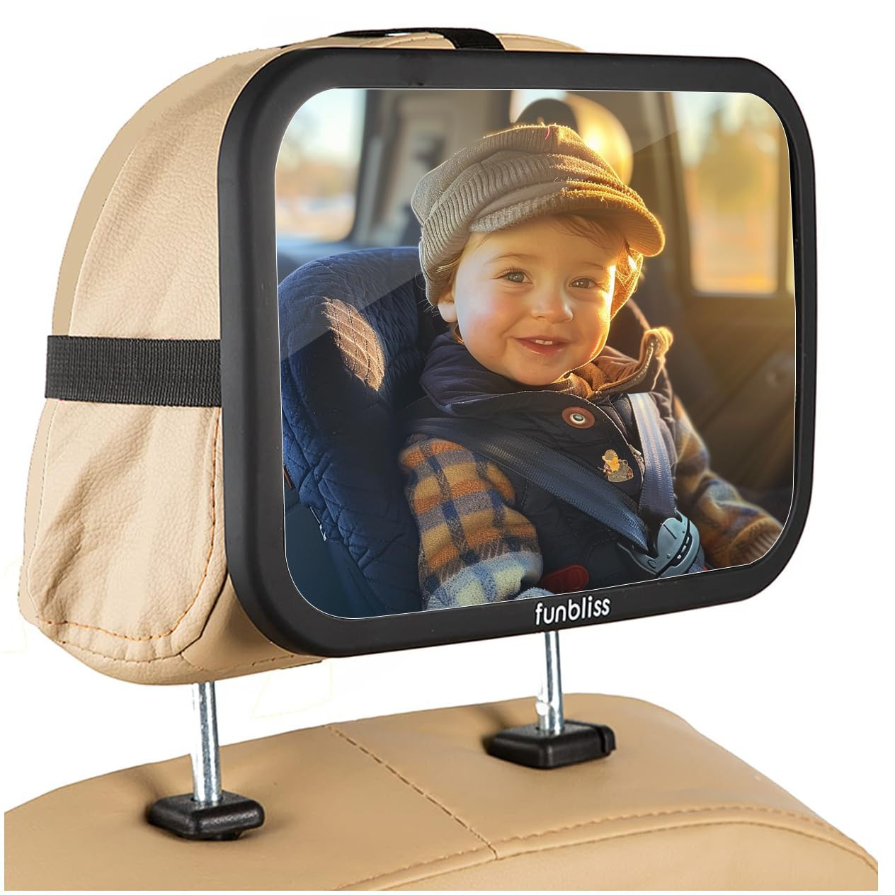 Baby Car Mirror Most Stable Backseat Mirror with Premium Matte Finish,Ultra High Definition PMMA ... | Amazon (US)