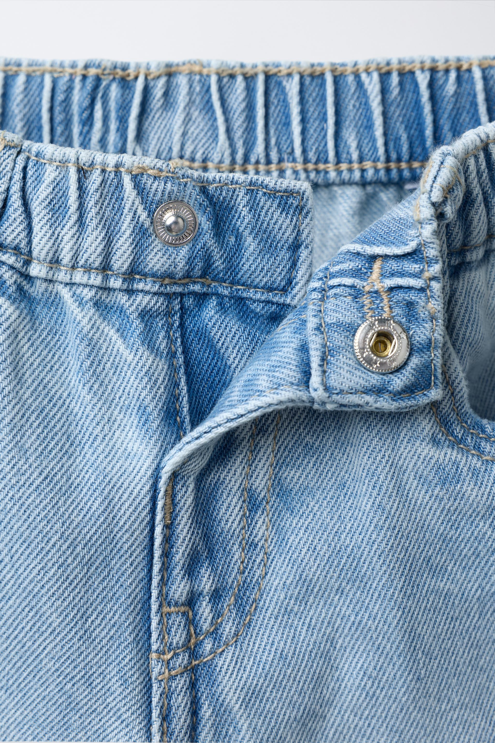 RIPPED WIDE-LEG JEANS | Zara UK