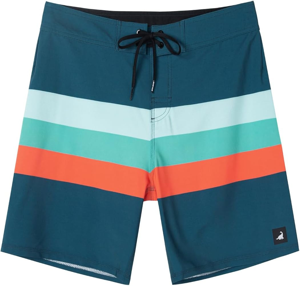SURF CUZ Men's Board Short Beach Short 4-Way Stretch Swim Short | Amazon (US)
