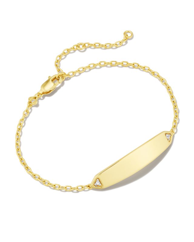 Tinsley 18k Gold Vermeil Chain Bracelet in White Topaz | Kendra Scott | Kendra Scott