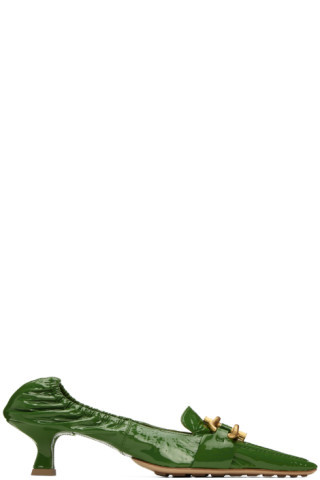 Green Madame Pumps | SSENSE