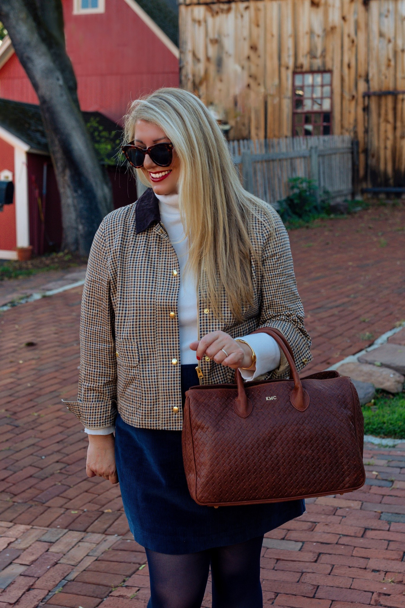 Ready for fall with this woven leather bag and cropped plaid barn coat

#LTKItBag #LTKOver40 #LTKSaleAlert