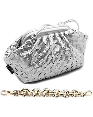 NAARIIAN Woven Crossbody Bags for Women Evening Clutch Hobo Cloud Purse Designer Handbags for Lad... | Amazon (US)