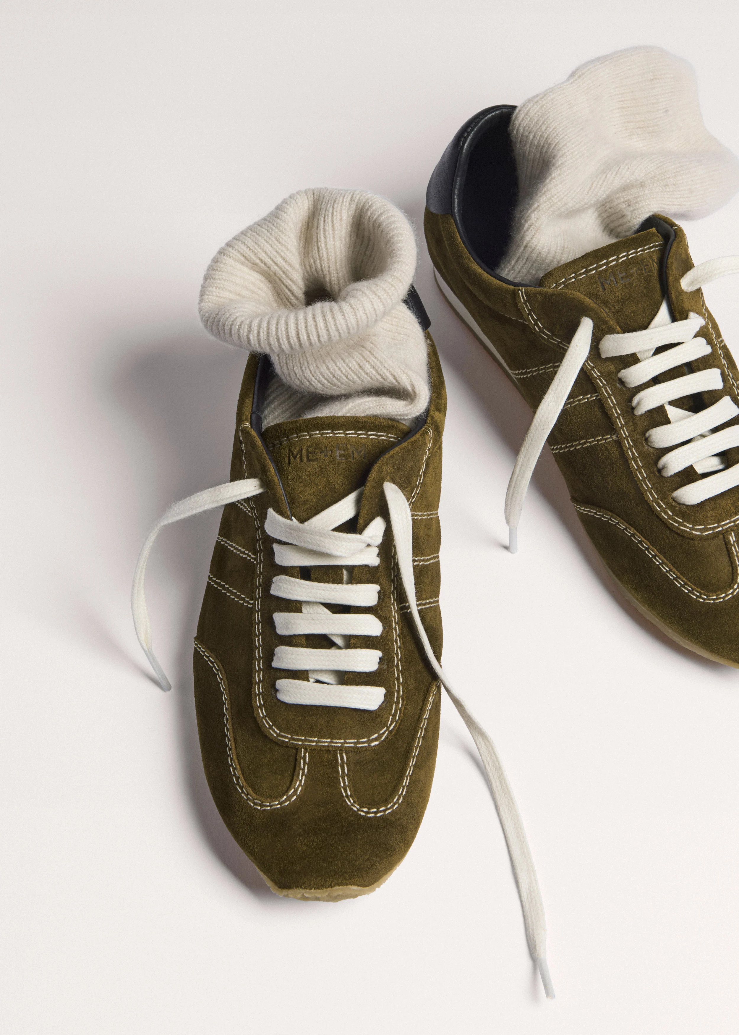 Retro Runner Trainer Italian Suede | ME+EM Global (Excluding US)