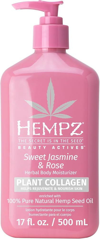 Hempz Sweet Jasmine & Rose Herbal Body Moisturizer for Women, 17 Fl. oz. - Moisturizing Lotion wi... | Amazon (US)