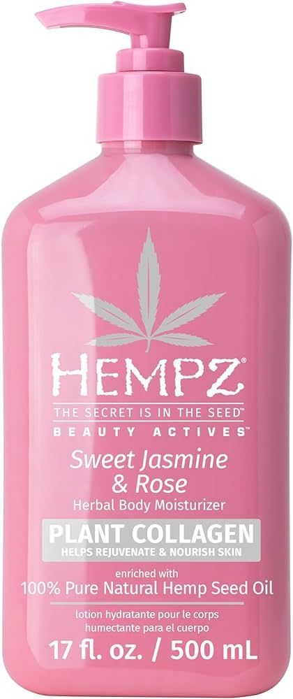 Hempz Sweet Jasmine & Rose Herbal Body Moisturizer for Women, 17 Fl. oz. - Moisturizing Lotion wi... | Amazon (US)