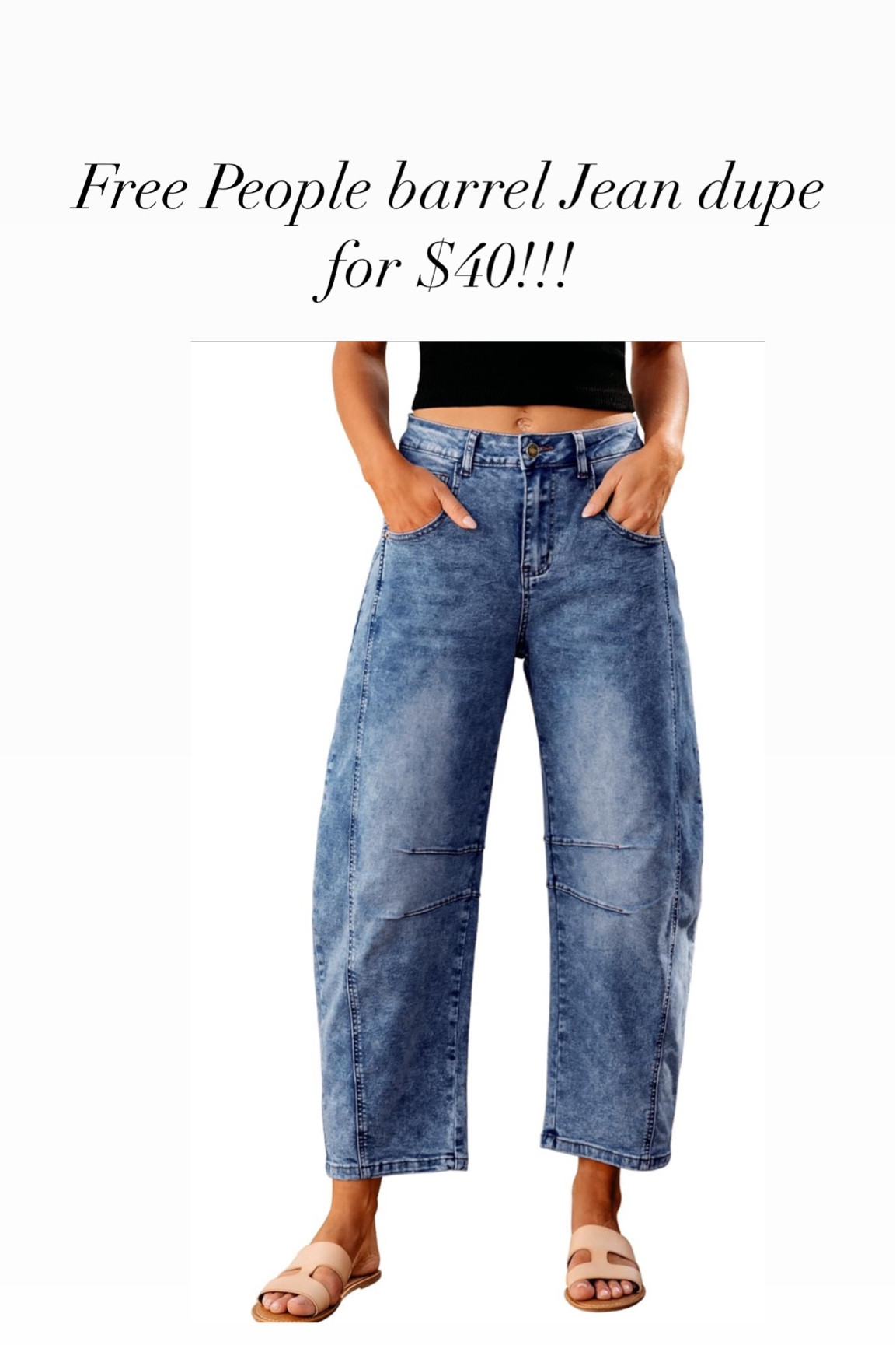 Barrel jeans, free people barrel jean dupe, amazon barrel jean, jeans, women’s fashion, denim 

#LTKFindsUnder50 #LTKStyleTip #LTKMidsize