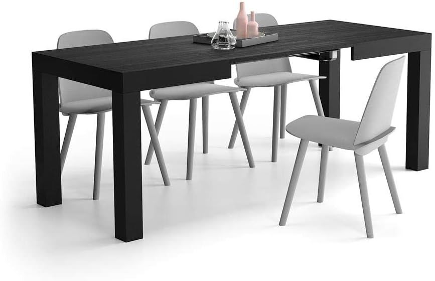 Mobili Fiver, First Extendable Table, Ashwood Black, Made in Italy | Amazon (US)