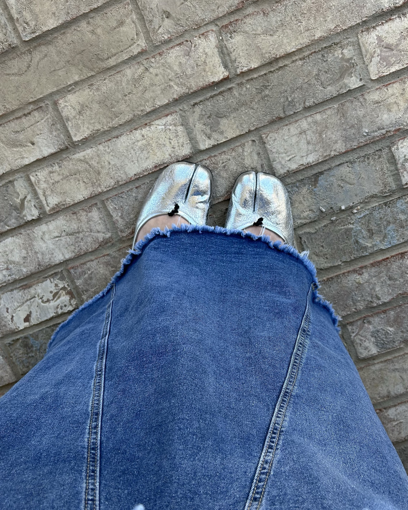 The “camel toe” shoes are honestly???? A HIT for me! 

So so comfortable and super fun! 
Size 9! Wide feet friendly!! ;)

If you want something FUN, chic, different, and an easy way to elevate any outfit! This is is!
