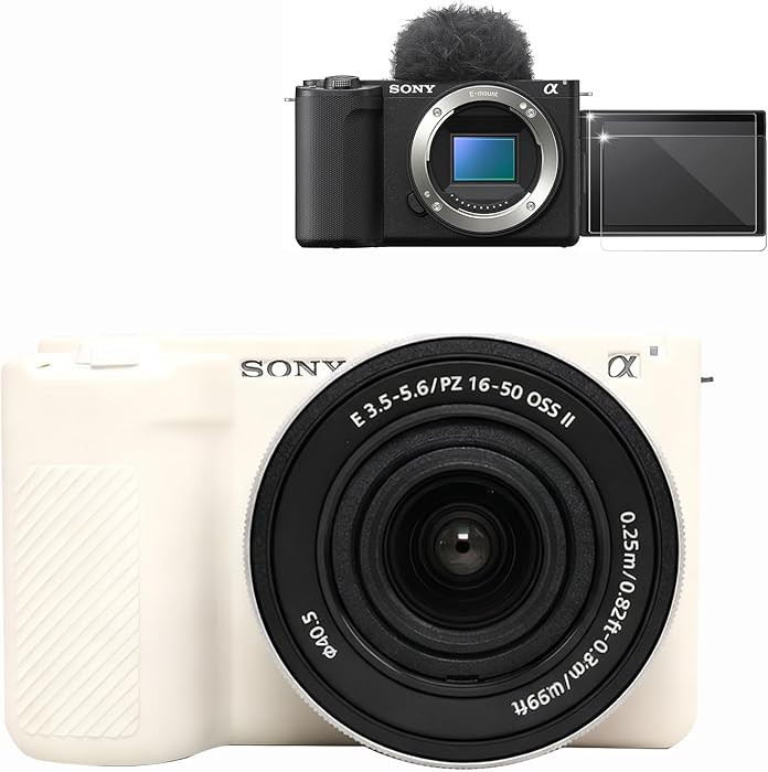 Case for Sony Alpha ZVE10 II Camera Accessories, ZV-E10 II Soft Silicone Protective Case with Scr... | Amazon (US)