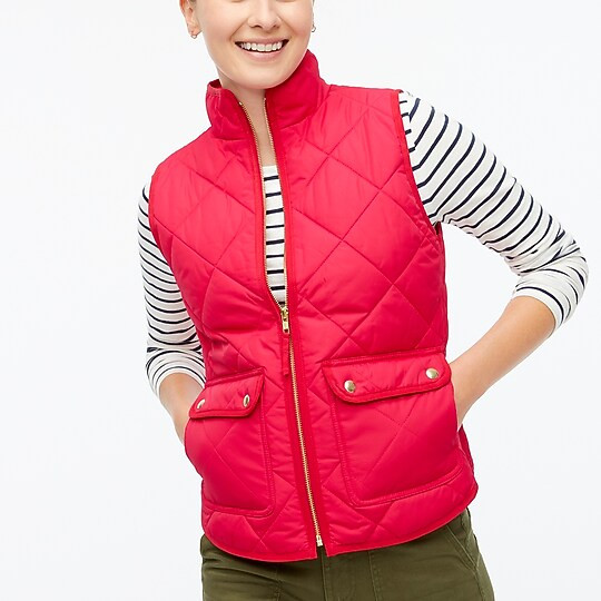 Puffer vest with snap pockets | J.Crew Factory