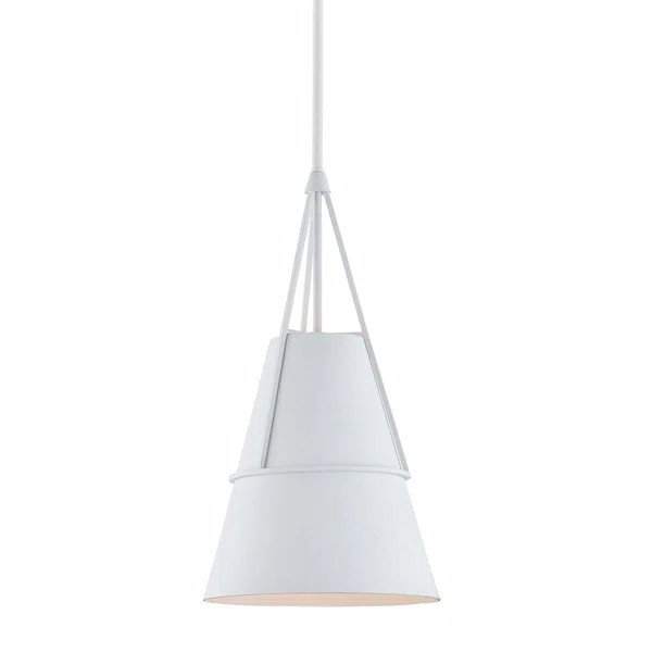 Limbrey 1 - Light White Single Pendant | Wayfair North America