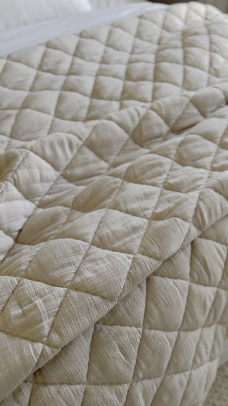 This quilt is from Walmart and it’s the perfect Pottery Barn dupe! Fluffy and affordable! Quilt and shams sold separately.

Bedding, affordable bedding, bed styling, bedroom design, bedroom decor, bedroom styling, bedroom ideas, cozy home, cozy bedroom, cozy bedding, diamond quilt 

#LTKhome #LTKfindsunder100 #LTKstyletip