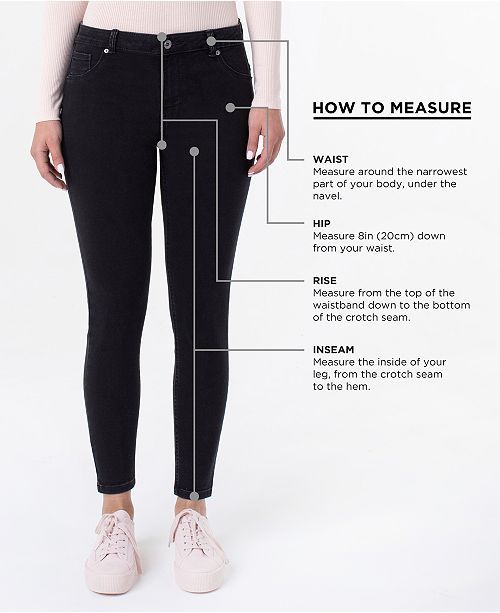 Juniors' Curvy High-Rise Skinny Jeans | Macys (US)